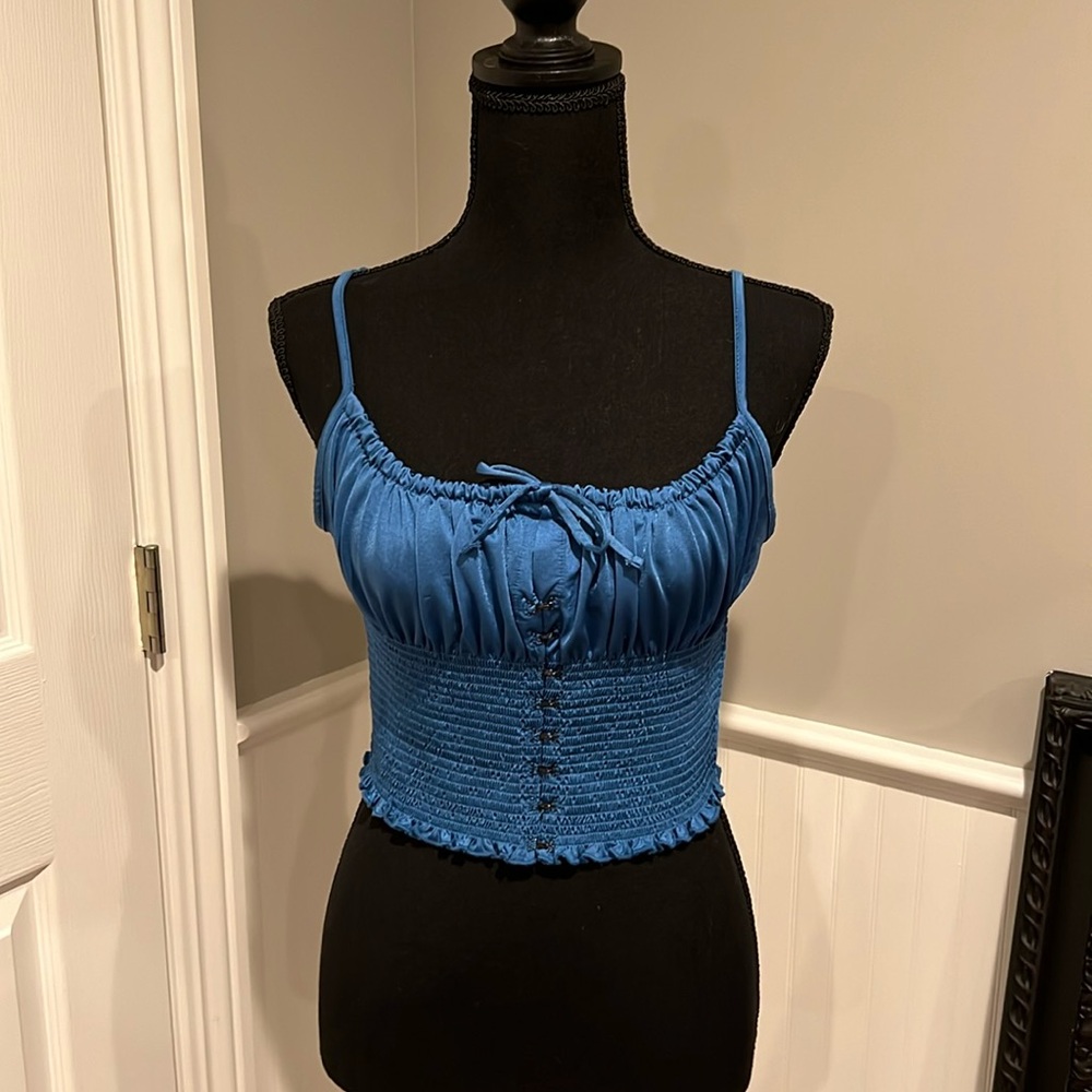 Urban Outfitters Maria Satin Cami Top M